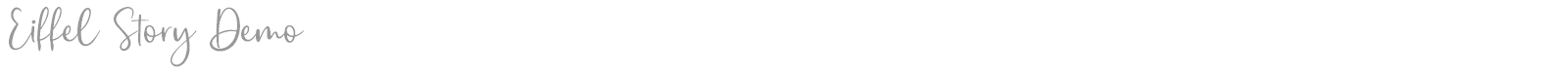 Eiffel Story font preview